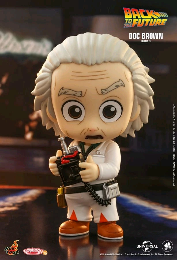 Hot Toys Figurines Back To The Future - Doc Brown Cosbaby 1 Hot Toys Figurines Back To The Future - Doc Brown Cosbaby