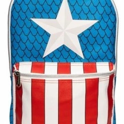 Lounge Fly Captain America - Costume Loungefly Exclusive Mini Backpack With Pin