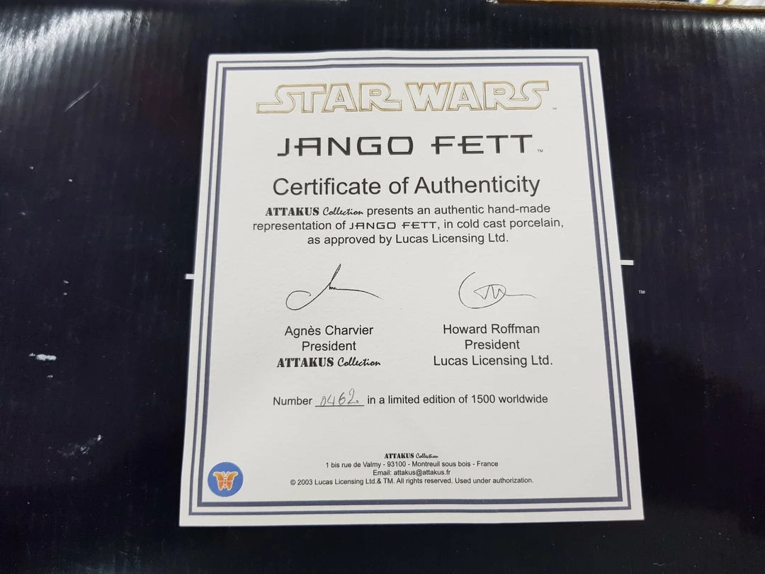 Callan Souter Star Wars Jango Fett Attakus Limited Edition 15" Statue Rare Collectables 2 Callan Souter Star Wars Jango Fett Attakus Limited Edition 15" Statue Rare Collectables