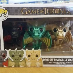 Courtney Page Rare Collectables Game Of Thrones -Metallic Dragons Pop Vinyl 3 Pack