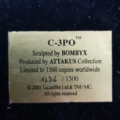 Callan Souter Star Wars C3-PO Attakus Limited Edition 14