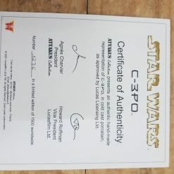 Callan Souter Star Wars C3-PO Attakus Limited Edition 14