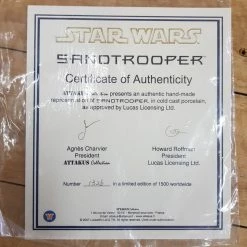 Callan Souter Rare Collectables Star Wars Sandtrooper Attakus Limited Edition 15