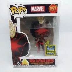 Funko Captain Marvel - Dark Captain Marvel Pop! SDCC 2020 Exclusive Pop Vinyl POP! Vinyls