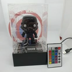 Mat Rolfe Star Wars - Shadow Trooper (CUSTOM) With LED Lightup SDCC 2011 Engraved Perspex Light Pop Box Rare Collectables 12 Mat Rolfe Star Wars - Shadow Trooper (CUSTOM) With LED Lightup SDCC 2011 Engraved Perspex Light Pop Box Rare Collectables