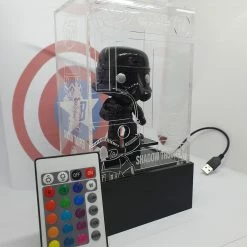 Mat Rolfe Star Wars - Shadow Trooper (CUSTOM) With LED Lightup SDCC 2011 Engraved Perspex Light Pop Box Rare Collectables 13 Mat Rolfe Star Wars - Shadow Trooper (CUSTOM) With LED Lightup SDCC 2011 Engraved Perspex Light Pop Box Rare Collectables