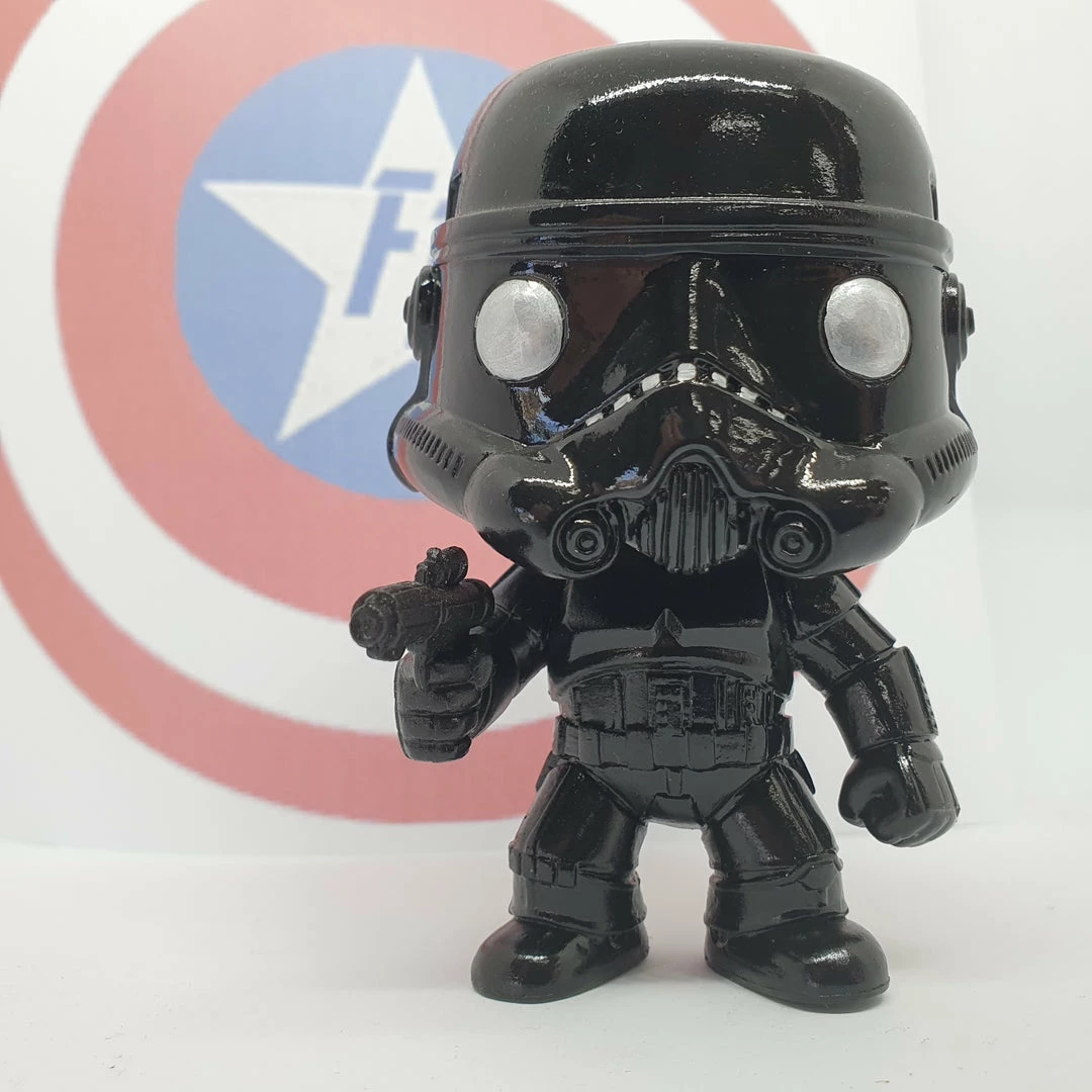 Mat Rolfe Star Wars - Shadow Trooper (CUSTOM) With LED Lightup SDCC 2011 Engraved Perspex Light Pop Box Rare Collectables 8 Mat Rolfe Star Wars - Shadow Trooper (CUSTOM) With LED Lightup SDCC 2011 Engraved Perspex Light Pop Box Rare Collectables