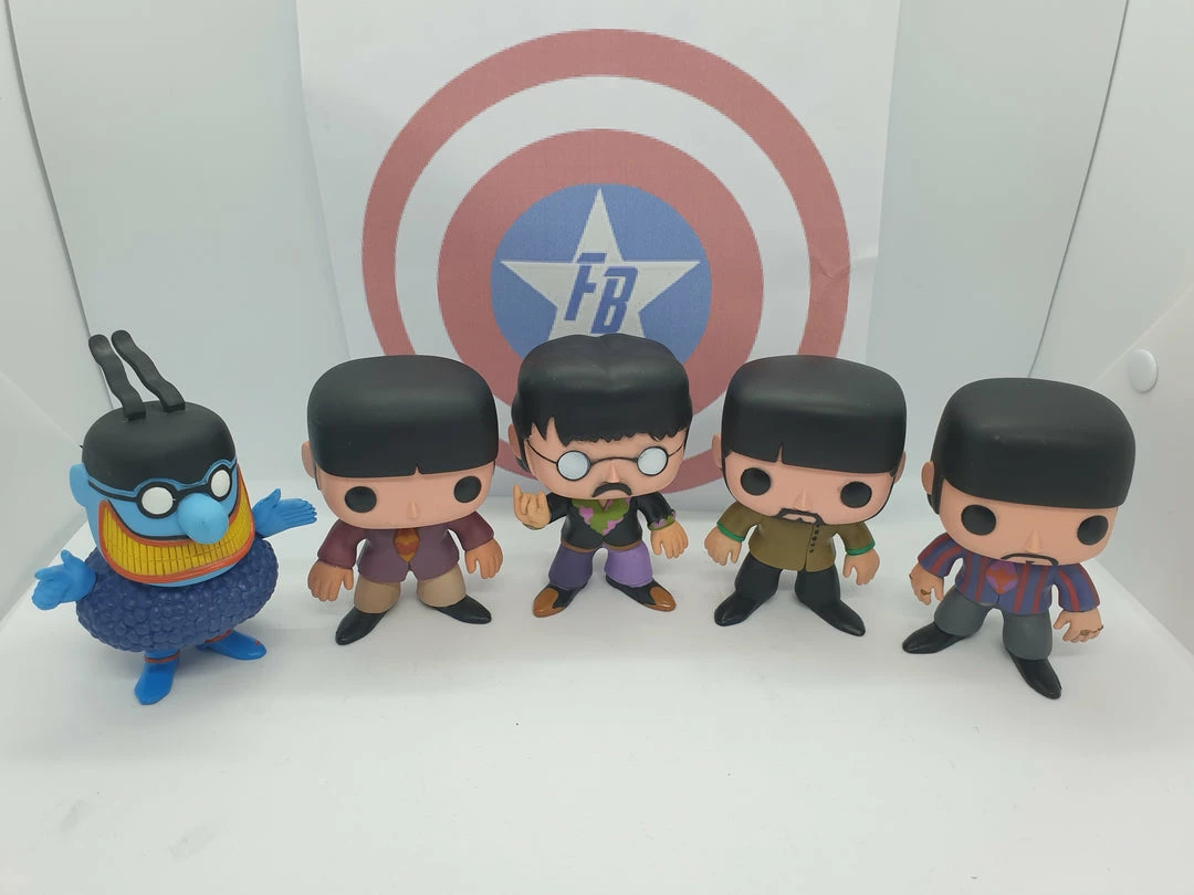 Allarna S Discounted Rare Collectables The Beatles Out Of Box Pop! Vinyl Set (5 Pops) 1 Allarna S Discounted Rare Collectables The Beatles Out Of Box Pop! Vinyl Set (5 Pops)
