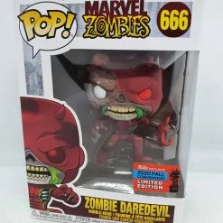 FanBase Collectables Marvel Zombies - Zombie Daredevil NYCC 2020 Excl Pop! Vinyl Rare Pop Vinyl Figurines