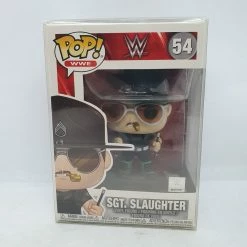 Rhonda Hayes WWE - SGT Slaughter Pop Vinyl Rare Pop Vinyl Figurines
