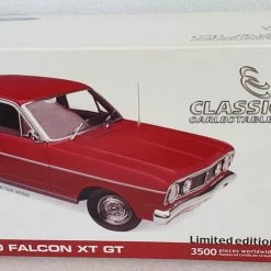 Bill Harnett Ford 1968 Falcon XT GT Candy Apple Red Biante 1:18 Scale Model Car