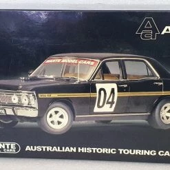 Bill Harnett Ford XY GTHO Falcon 2004 Biante 1:18 Historic Car Series Onyx Black Scale Model Car