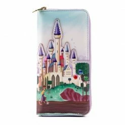 Lounge Fly Sleeping Beauty - Castle Series Loungefly Zip Purse Bags & Wallets