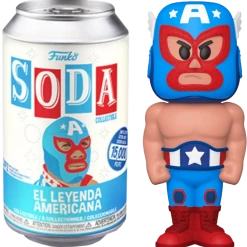 Funko Captain America - Luchadore Vinyl Soda