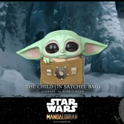 Hot Toys Star Wars: The Mandalorian - Child With Bag Cosbaby Figurines