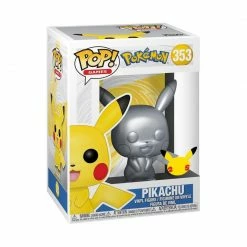 Funko POP! Vinyls Pokemon - Pikachu Silver Metallic Pop! Vinyl [RS]