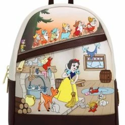 Lounge Fly Snow White And The Seven Dwarfs - Loungefly Multiscene Mini Backpack Bags & Wallets