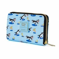 Lounge Fly Looney Tunes - Tweety & Sylvester AOP Loungefly Zip Purse Bags & Wallets