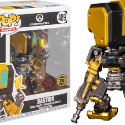 Funko Overwatch - Bastion Metallic Gold Blizzard 30th Anniversary US Exclusive 6" Pop! Vinyl [RS] POP! Vinyls