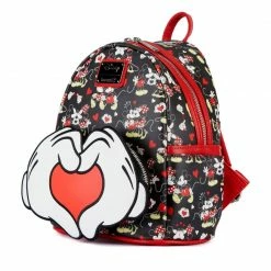 Lounge Fly Bags & Wallets Mickey Mouse - Mickey & Minnie Heart Hands Loungefly Mini Backpack