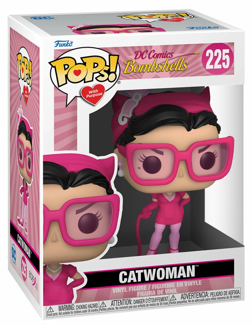 Funko POP! Vinyls DC Bombshells - Catwoman Breast Cancer Awareness Pop! Vinyl 1 Funko POP! Vinyls DC Bombshells - Catwoman Breast Cancer Awareness Pop! Vinyl