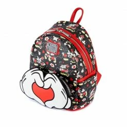 Lounge Fly Bags & Wallets Mickey Mouse - Mickey & Minnie Heart Hands Loungefly Mini Backpack