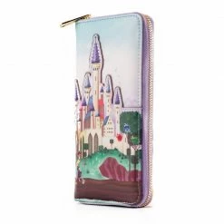 Lounge Fly Sleeping Beauty - Castle Series Loungefly Zip Purse Bags & Wallets