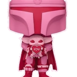 Funko Star Wars: The Mandalorian - Mandalorian & Grogu Valentine US Exclusive Pop! Vinyl [RS]