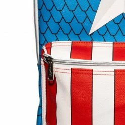 Lounge Fly Captain America - Costume Loungefly Exclusive Mini Backpack With Pin