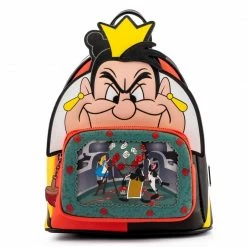 Lounge Fly Alice In Wonderland - Villains Scene Series Queen Of Hearts Loungefly Mini Backpack Bags & Wallets