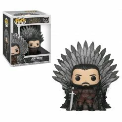 Courtney Page POP! Vinyls Game Of Thrones - Jon Snow On Iron Throne Pop! Deluxe