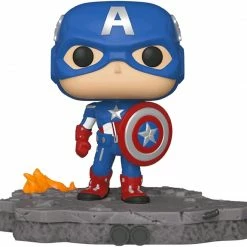 Funko POP! Vinyls Avengers - Captain America (Assemble) US Exclusive Pop! Deluxe [RS]