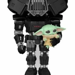 Funko Star Wars: The Mandalorian - Darktrooper & Child Glow US Exclusive Pop! Vinyl [RS]