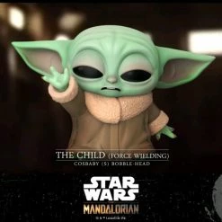 Hot Toys Figurines Star Wars: The Mandalorian - The Child Force Weilding Cosbaby