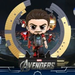 Hot Toys Figurines Avengers Movie - Iron Man Mark IV With Gantry Cosbaby