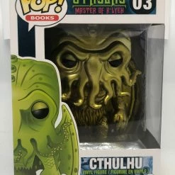 Albi Handi Rare Collectables Pop! Books: Cthulhu - Cthulhu Gold Metallic Pop! Vinyl