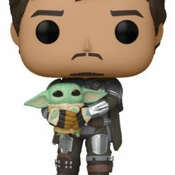 Funko Star Wars: The Mandalorian - Mandalorian With The Child Pop! Vinyl
