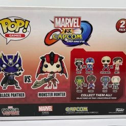 John Blair POP! Vinyls Marvel Vs Capcom: Infinite - Black Panther & Monster Hunter Pop! Vinyl 2-pack