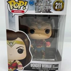 John Blair Justice League - Wonder Woman With Mother Box Pop! Vinyl