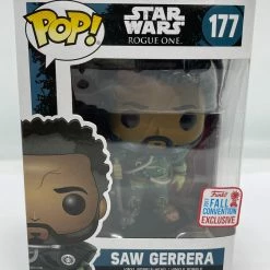 John Blair Star Wars: Rogue One - Saw Gerrera NYCC 2017 Exclusive Pop! Vinyl Rare Collectables