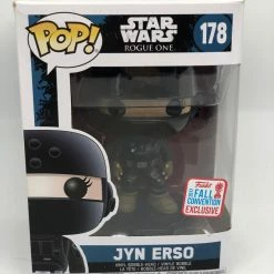 Mat Rolfe SW Star Wars - Jyn Erso NYCC 2017 Exclusive Pop Vinyl Rare Collectables