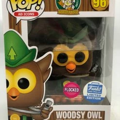 Rachel Kelly Ad Icons - Woodsy Owl (Flocked) Funko Shop Exclusive Pop! Vinyl Discounted Rare Collectables