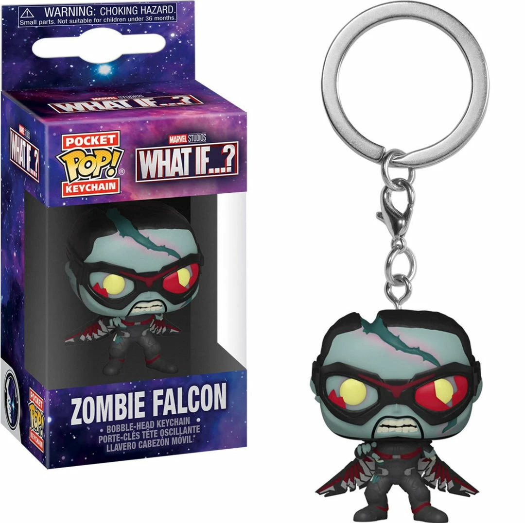Funko What If - Zombie Falcon Pocket Pop! Keychain Funko Pop Keychains 1 Funko What If - Zombie Falcon Pocket Pop! Keychain Funko Pop Keychains