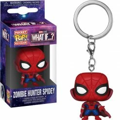 Funko What If - Spider-Man Zombie Hunter Pocket Pop! Keychain Funko Pop Keychains