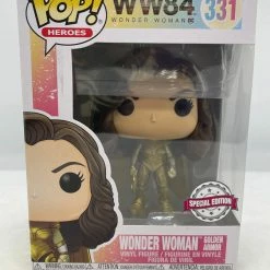 Madison King Wonder Woman: 1984 - Wonder Woman Gold No Wings US Exclusive Pop! Vinyl