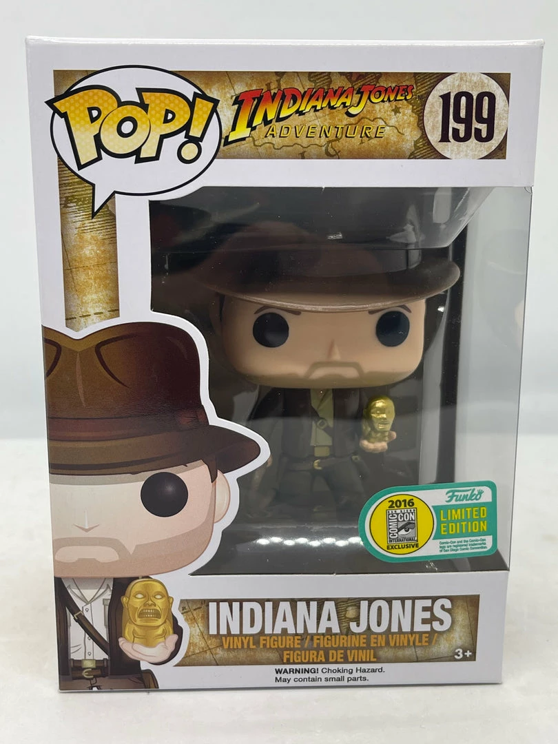 Luke Eather Indiana Jones - Indiana Jones (Holding Idol) SDCC 2016 Exclusive Pop! Vinyl 1 Luke Eather Indiana Jones - Indiana Jones (Holding Idol) SDCC 2016 Exclusive Pop! Vinyl