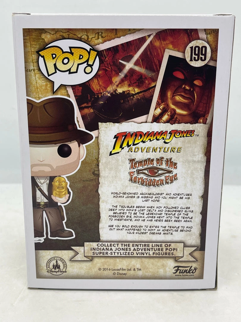 Luke Eather Indiana Jones - Indiana Jones (Holding Idol) SDCC 2016 Exclusive Pop! Vinyl 3 Luke Eather Indiana Jones - Indiana Jones (Holding Idol) SDCC 2016 Exclusive Pop! Vinyl