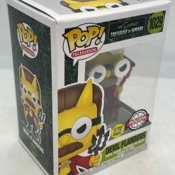 Troy Hamilton The Simpsons - Flanders Devil Glow US Exclusive Pop! Vinyl [RS]