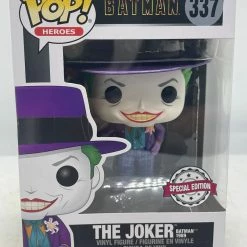 Troy Hamilton POP! Vinyls Batman (1989) - Joker With Hat Metallic US Exclusive Pop! Vinyl [RS]