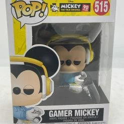 Troy Hamilton Mickey Mouse - 90th Anniversary Gamer Mickey (Blue) Pop! Vinyl Rare Collectables